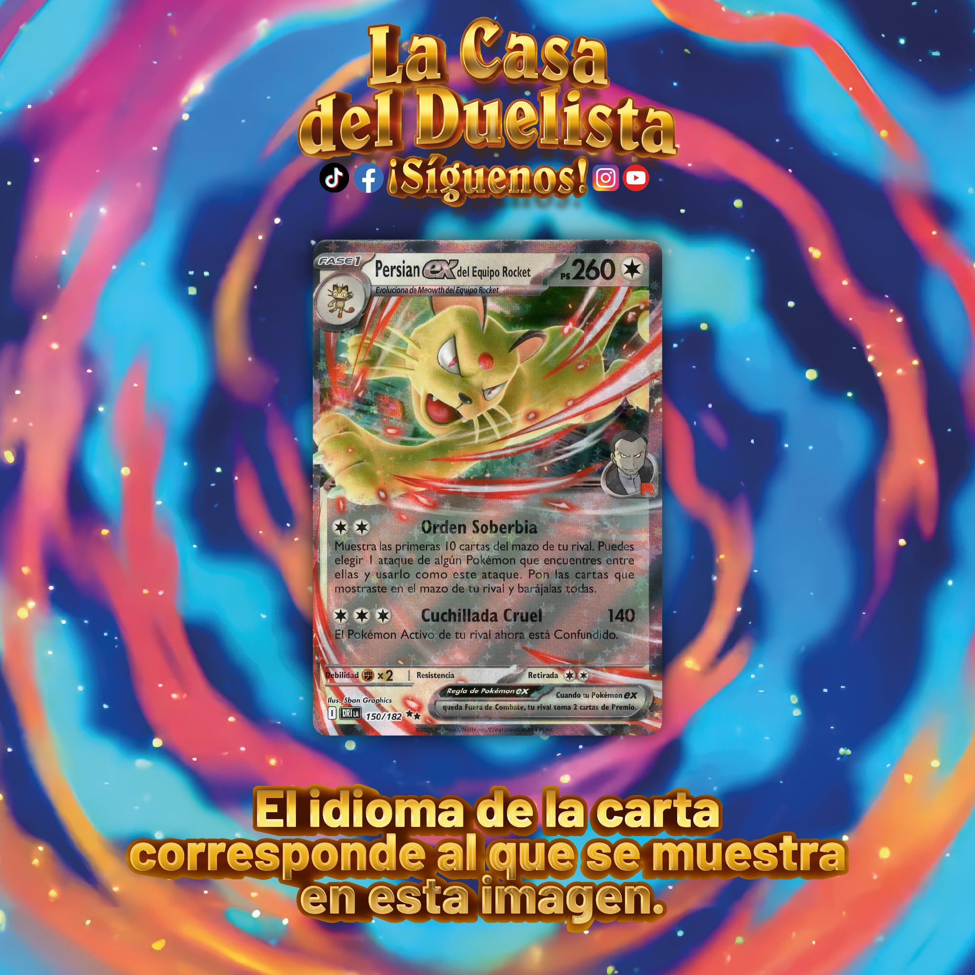 Persian ex del Equipo Rocket