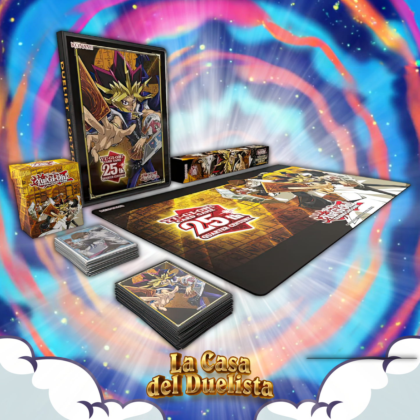 Yugi & Kaiba Quarter Century Game Mat