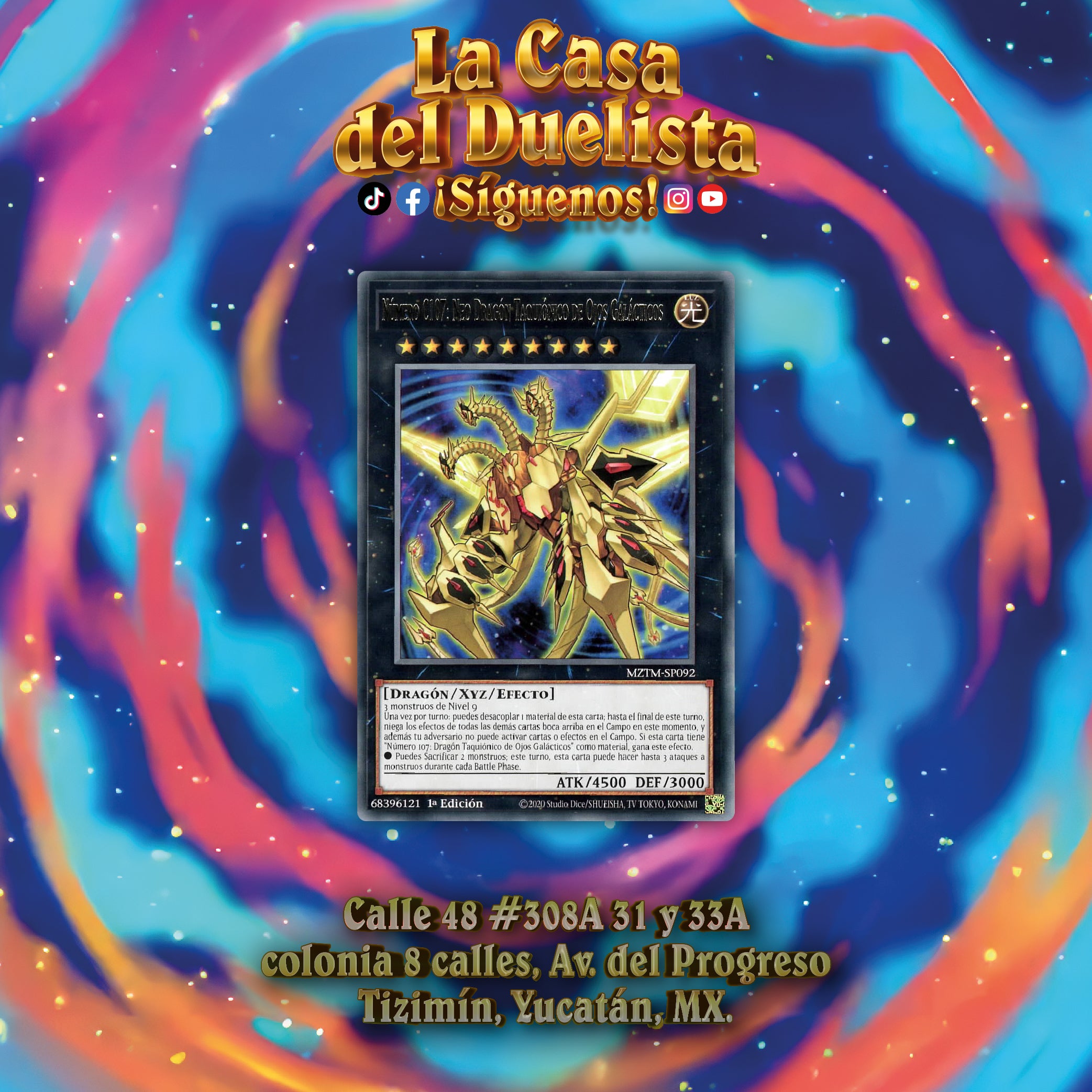 Número C107: Neo Dragón Taquiónico de Ojos Galácticos