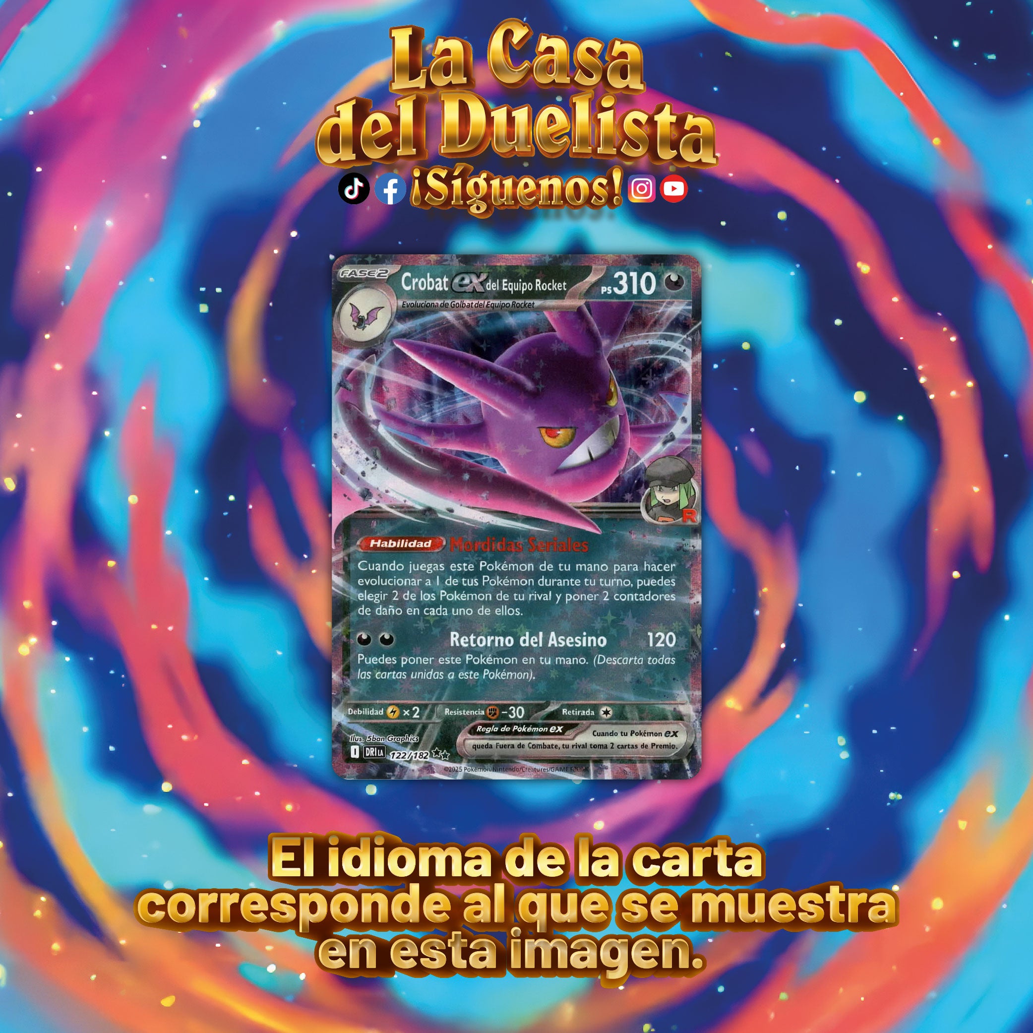 Crobat ex del Equipo Rocket