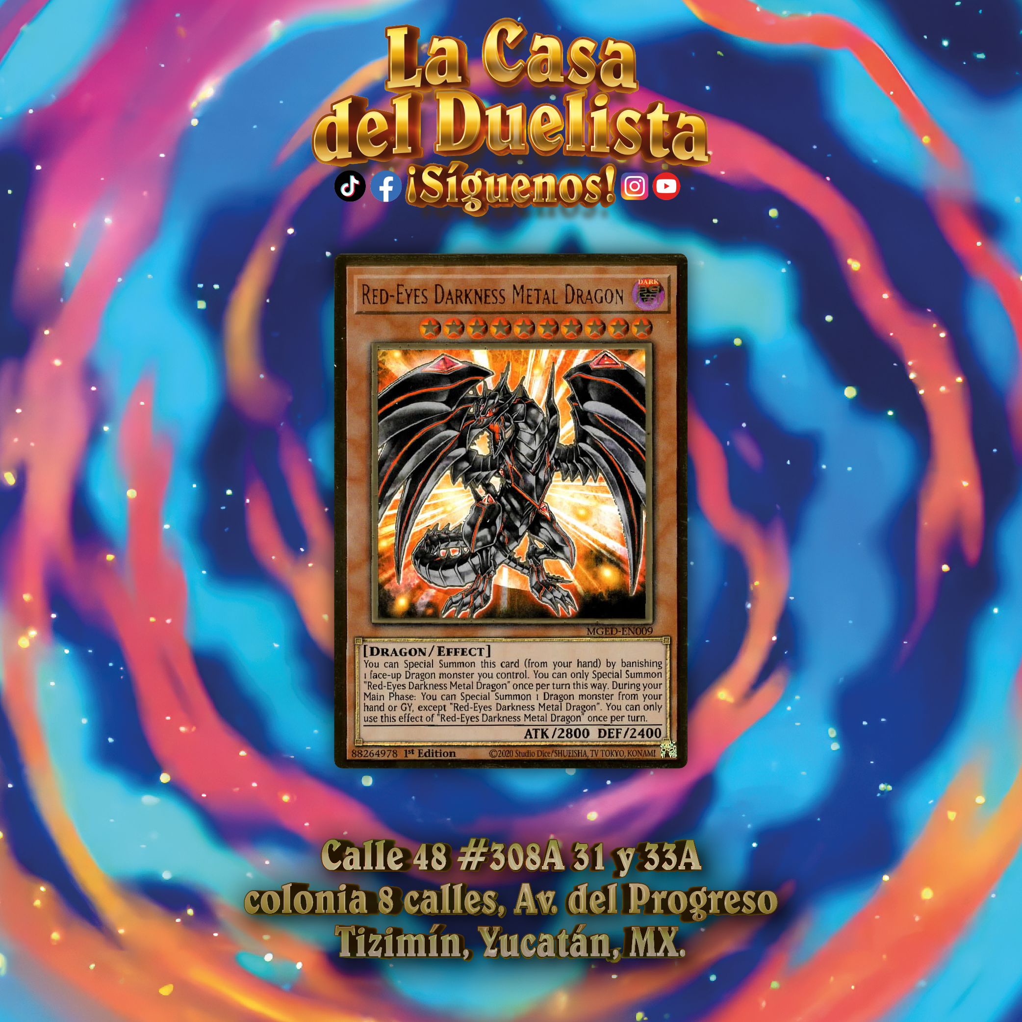 Red-Eyes Darkness Metal Dragon