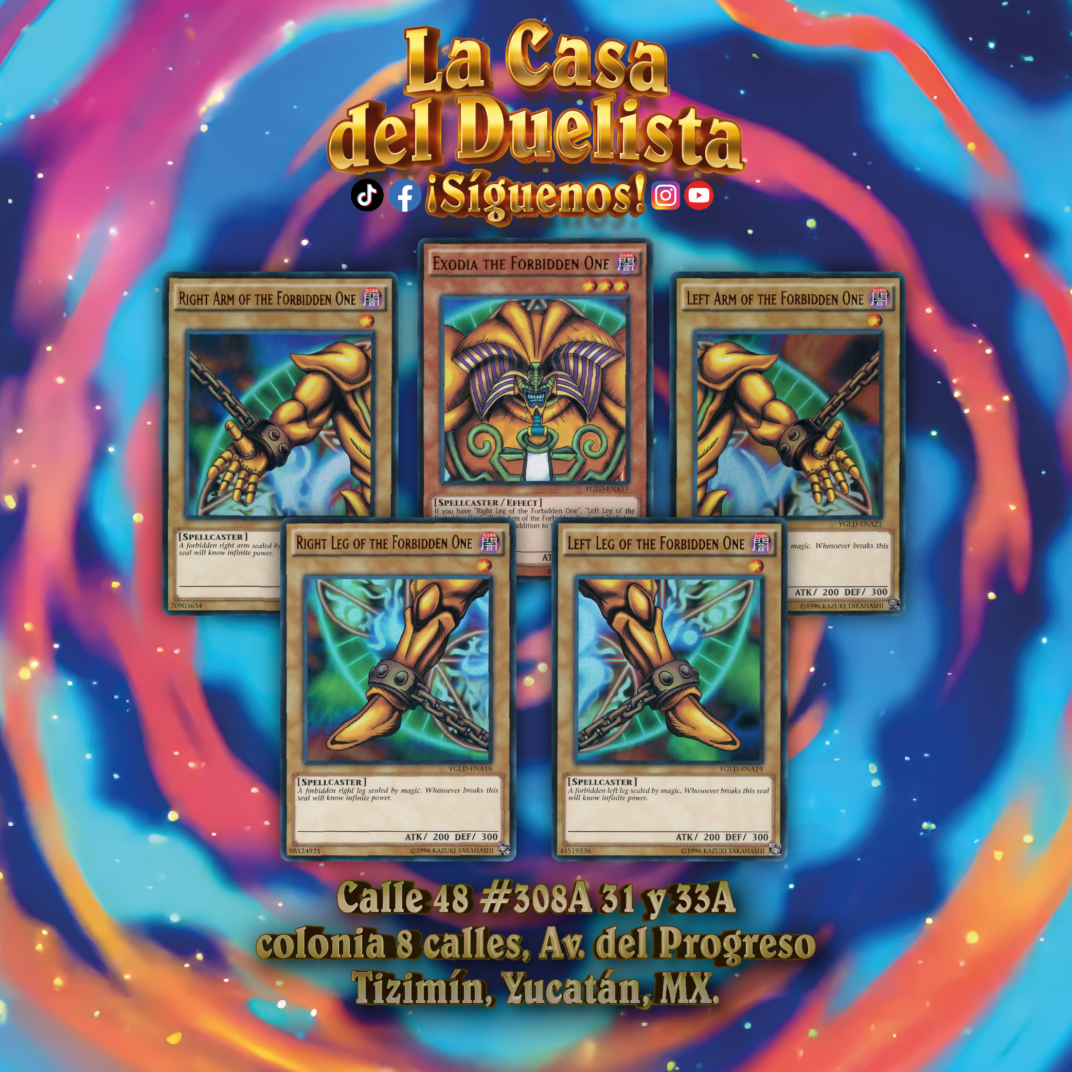 Exodia the Forbidden One (5 PIEZAS)