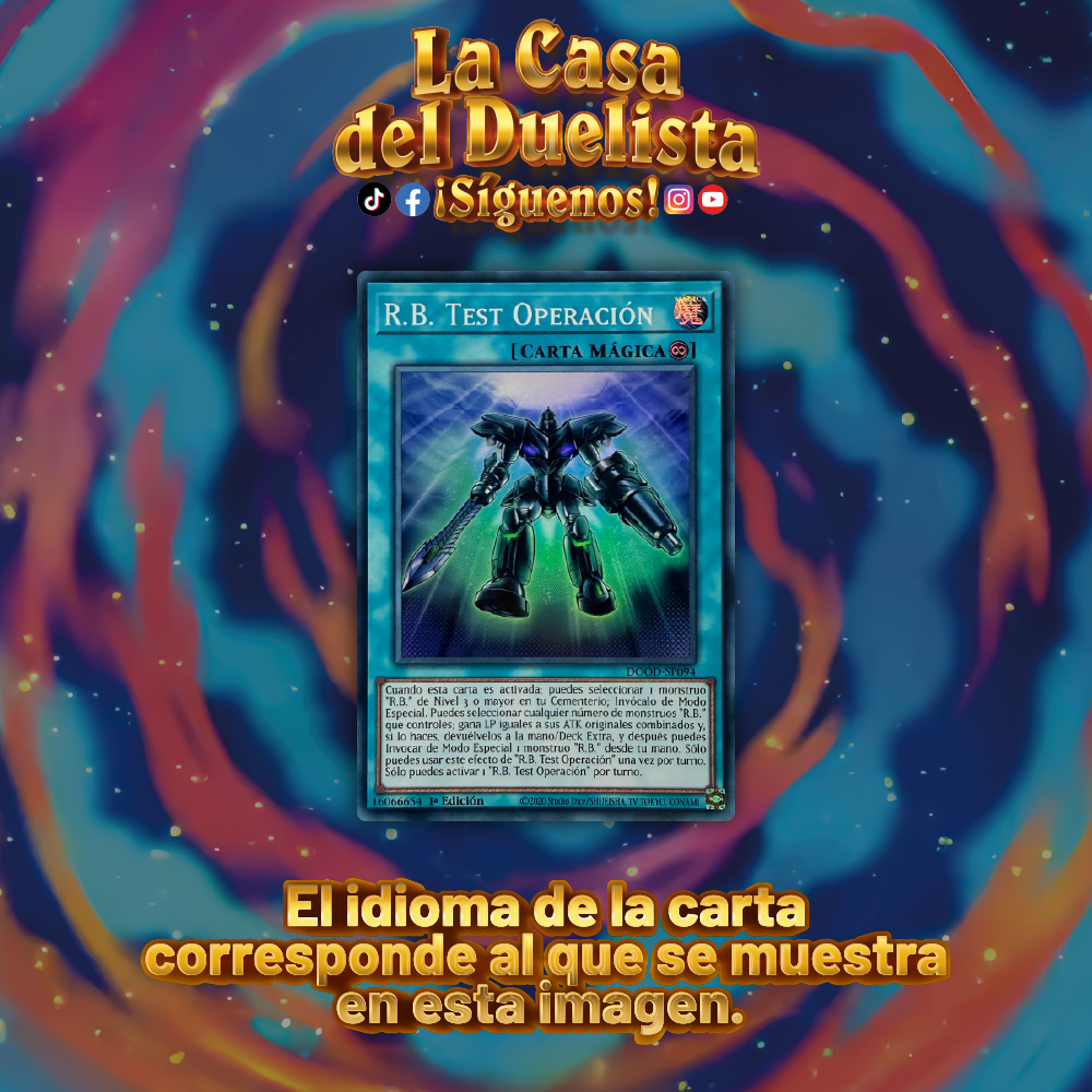 R.B. Test Operación