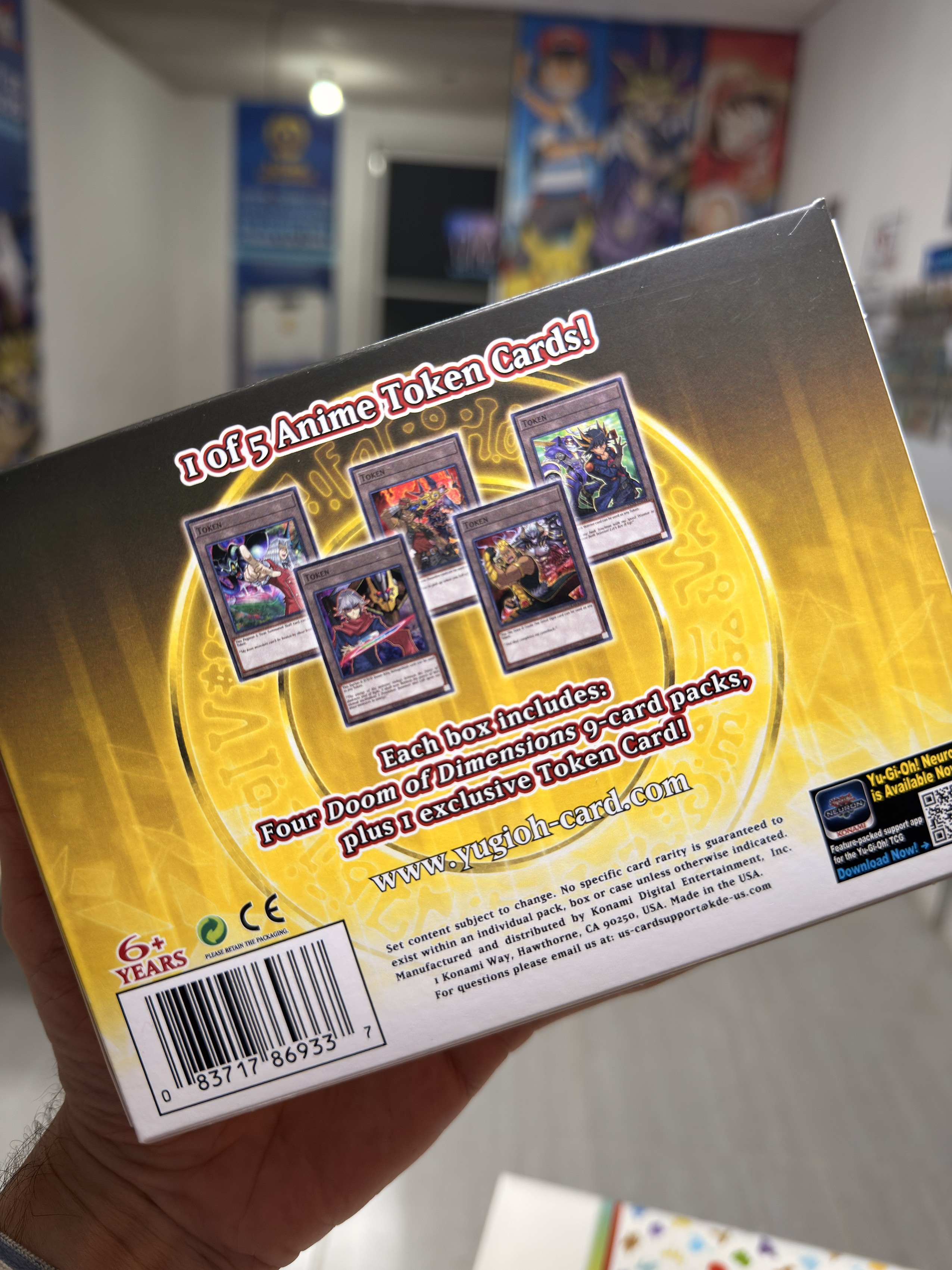 Yu-Gi-Oh! Doom of Dimensions Token Box