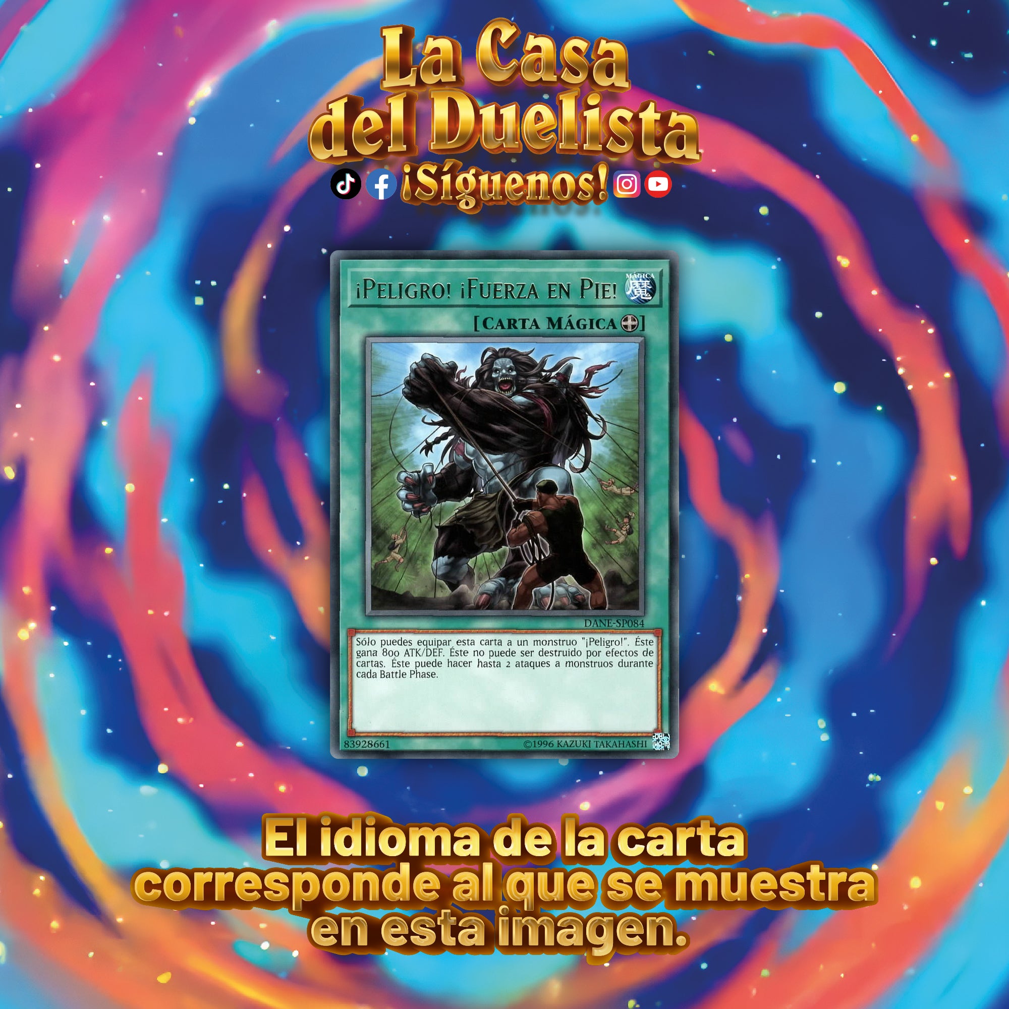 ¡Peligro! ¡Fuerza en Pie!
