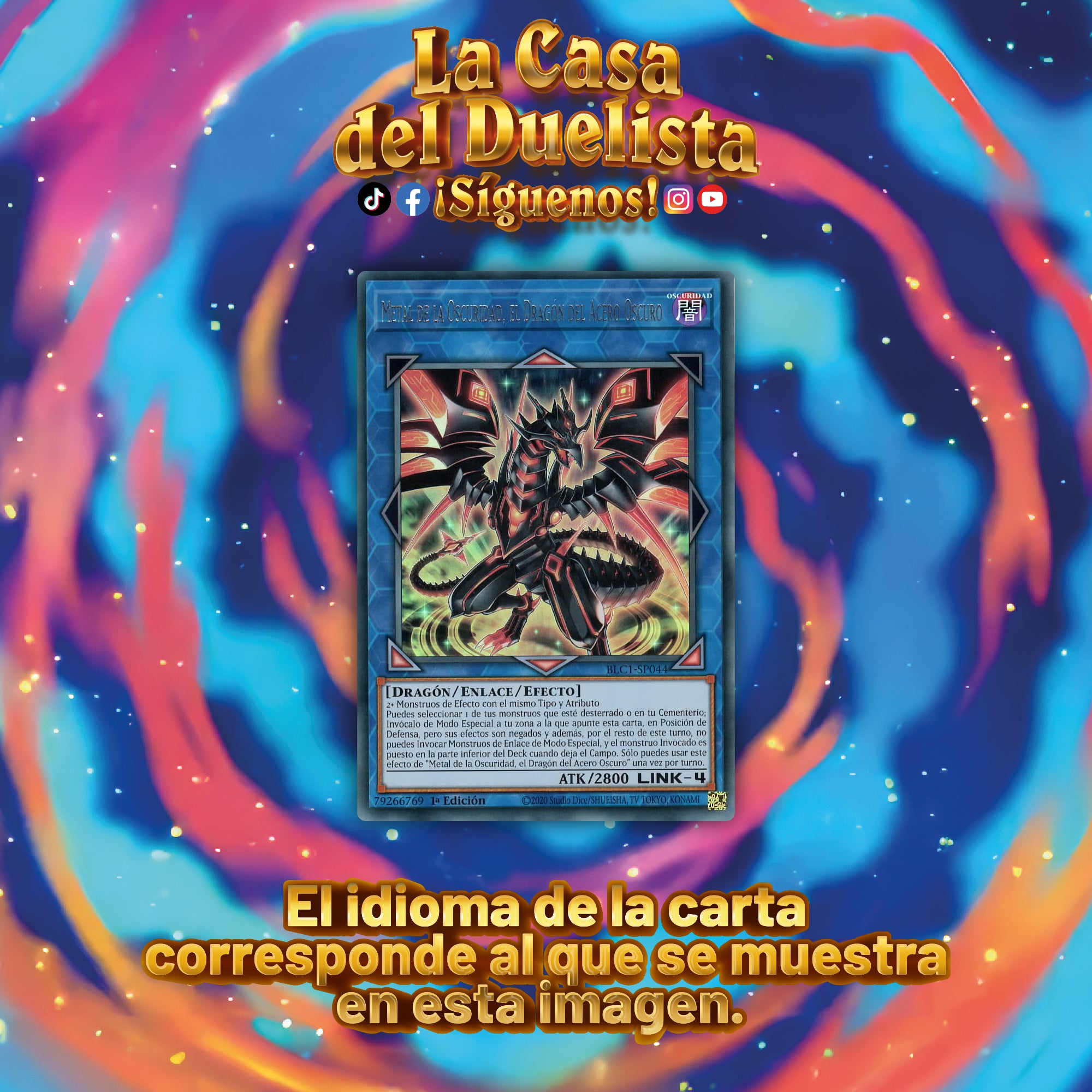 Metal de la Oscuridad, el Dragón del Acero Oscuro