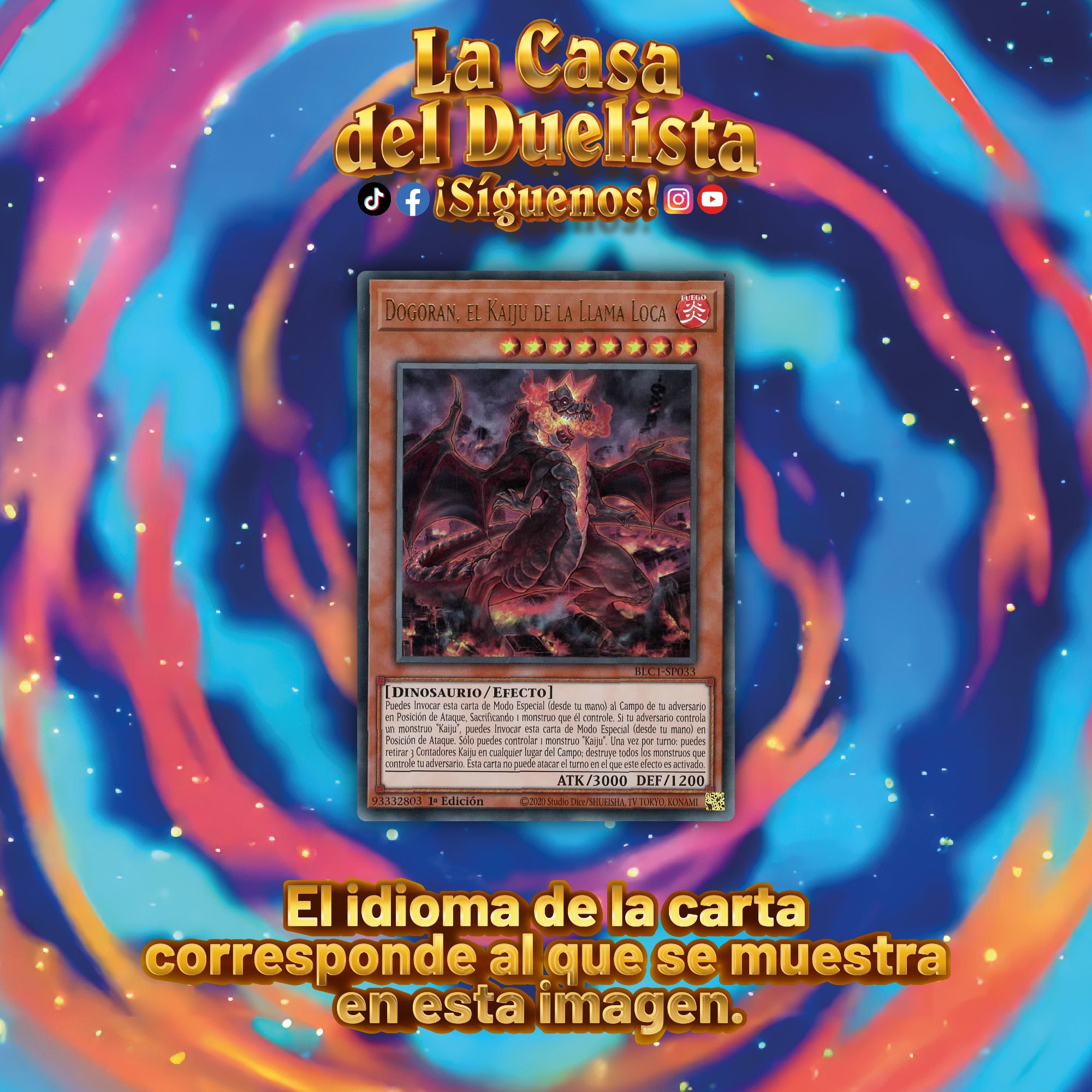 Dogoran, el Kaiju de la Llama Loca