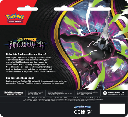 Pokémon: Pitch Black - 3-Pack Blister