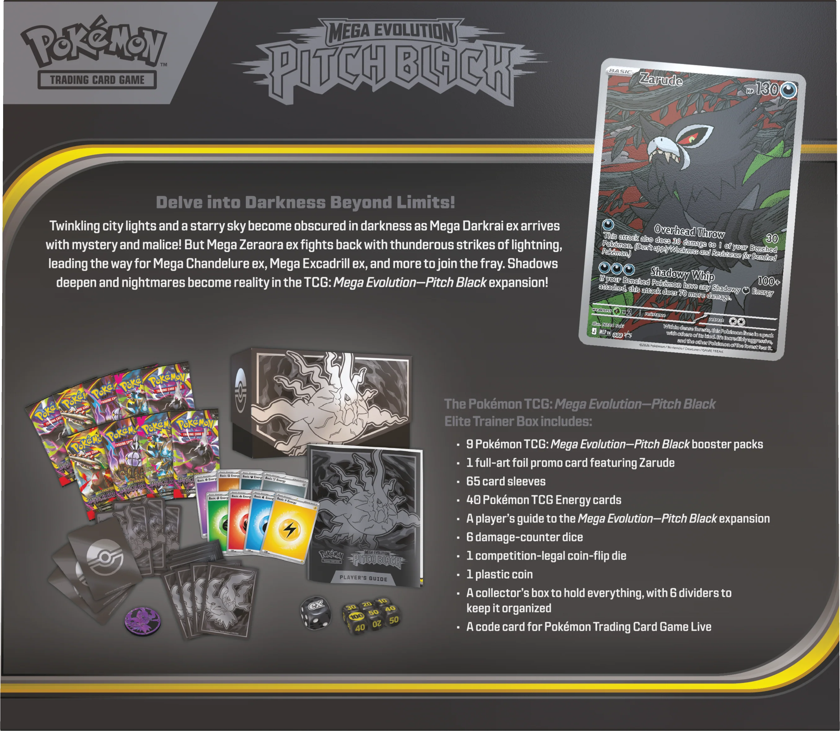 Pokémon: Pitch Black - Elite Trainer Box