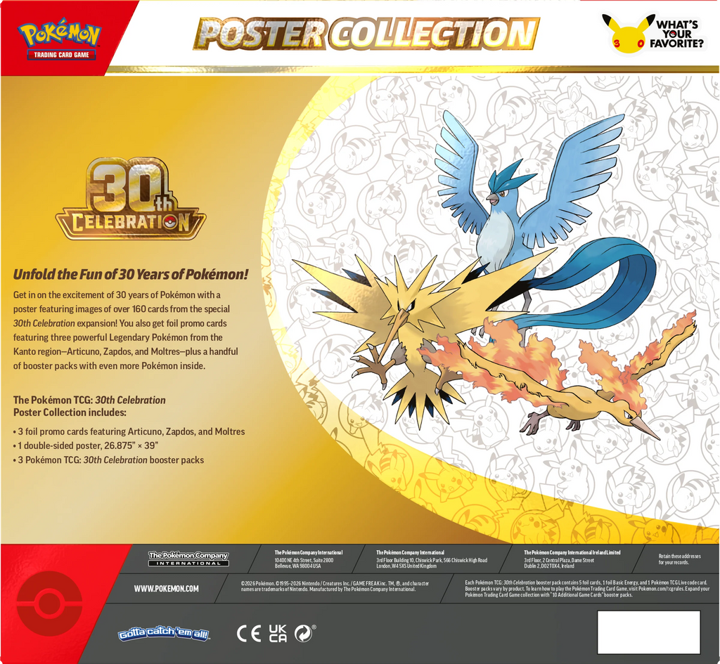 Pokémon: 30th Celebration - Poster Collection