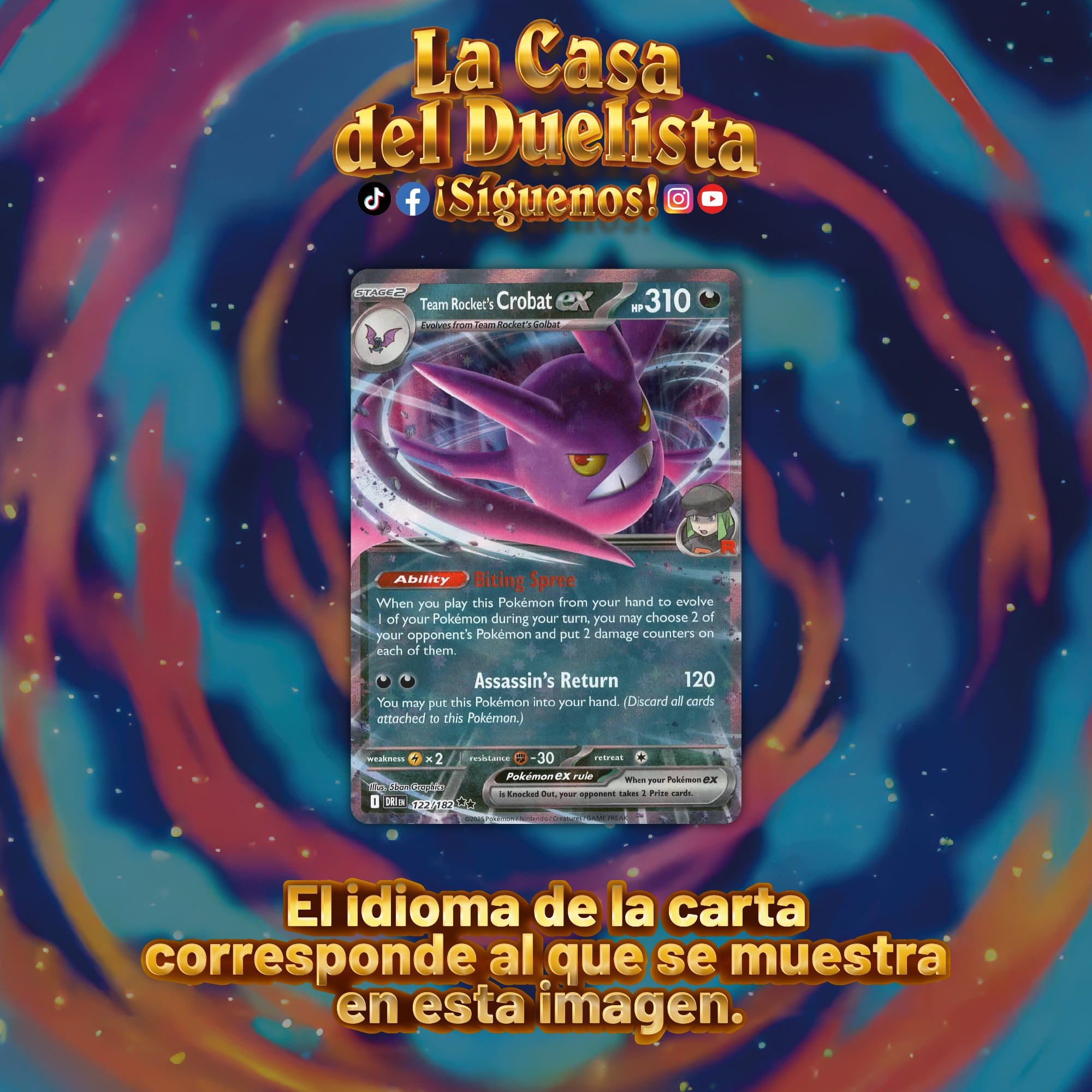 Team Rocket's Crobat EX