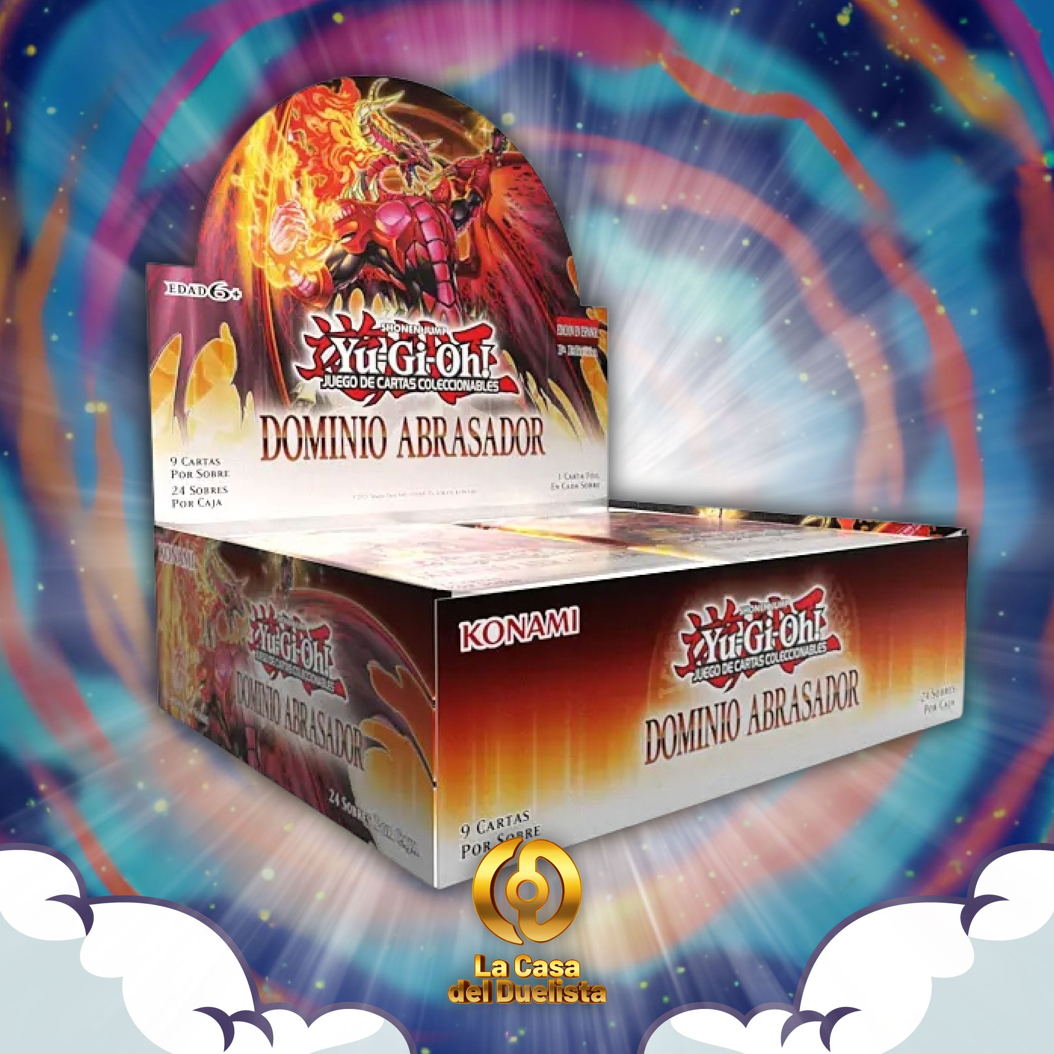 Caja c/24 sobres: Dominio Abrasador | Yu-Gi-Oh!