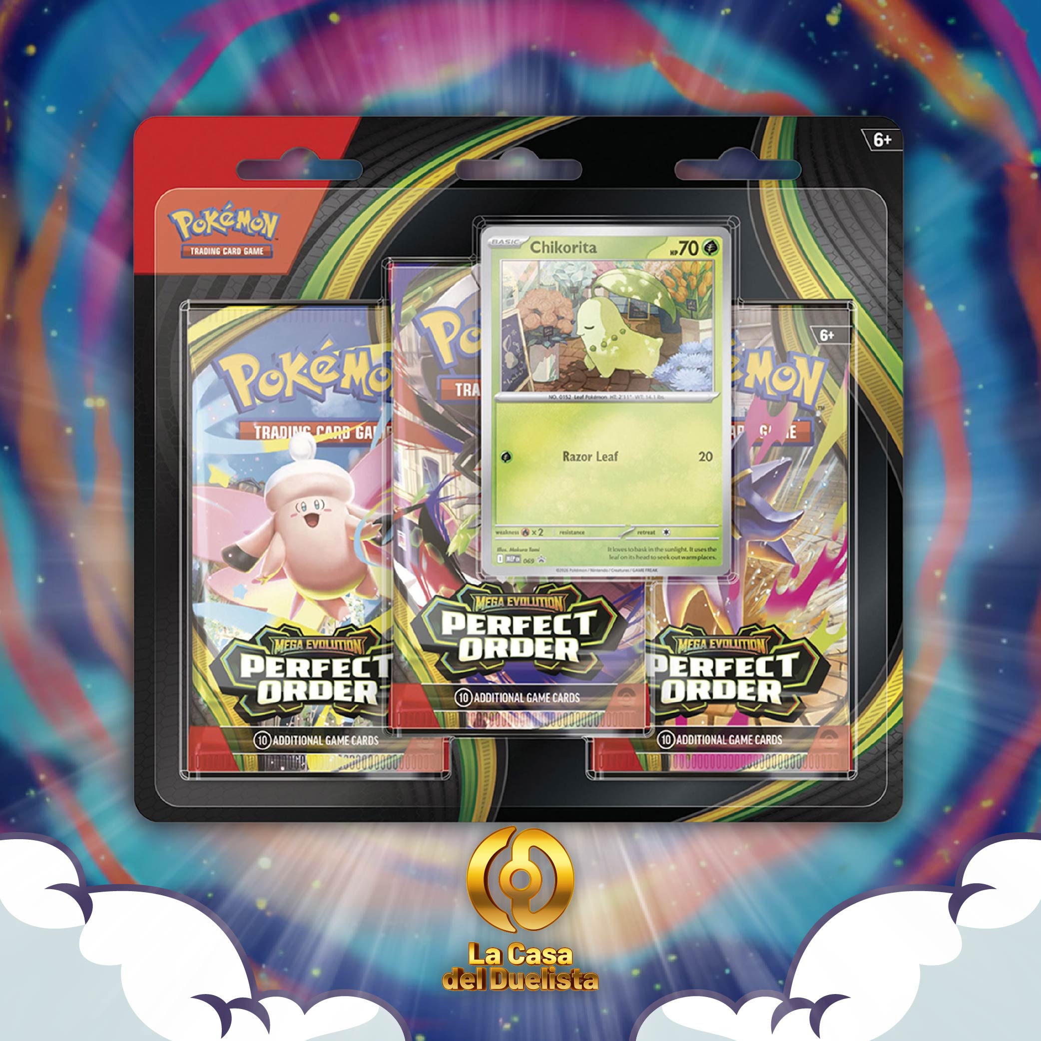 Pokémon TCG: Mega Evolution  Perfect Order 3-Booster Blister