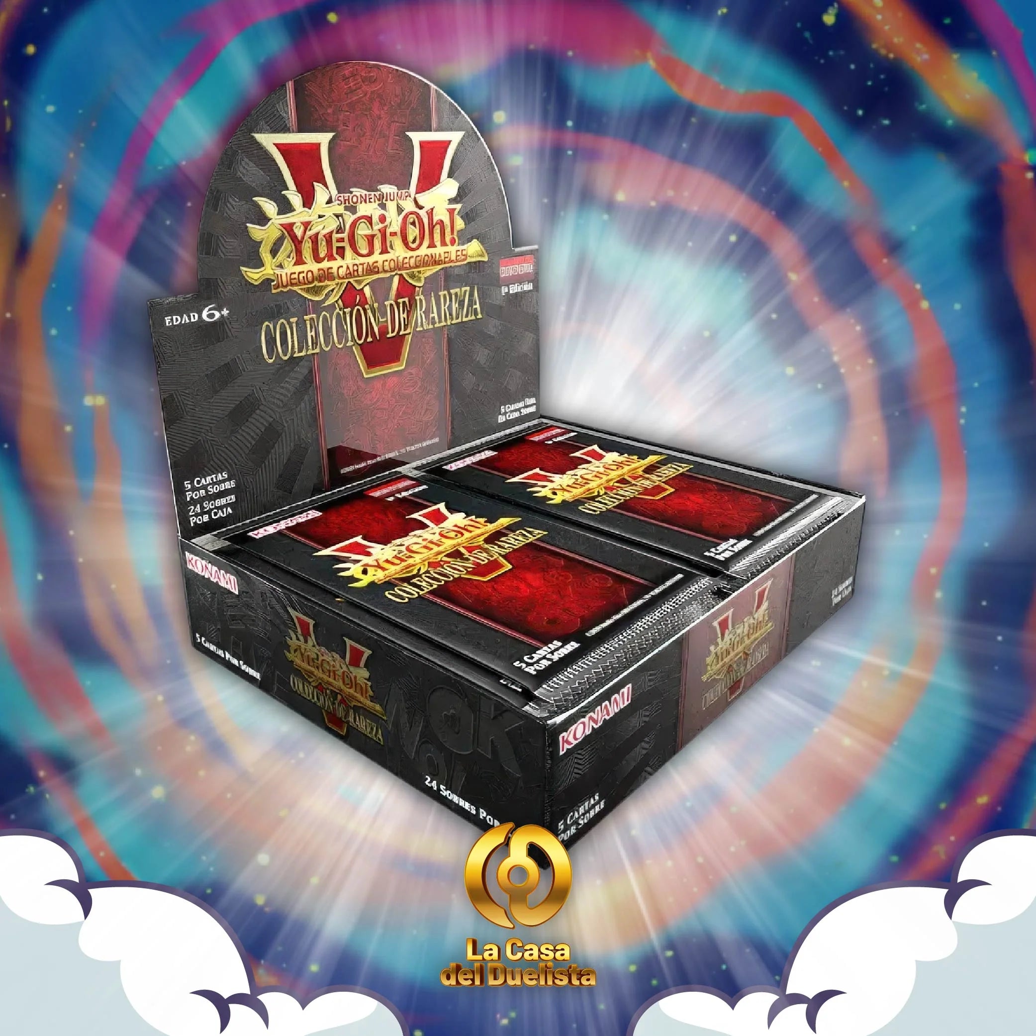 Caja c/24 sobres: Colección de Rareza V - Yu-Gi-Oh!