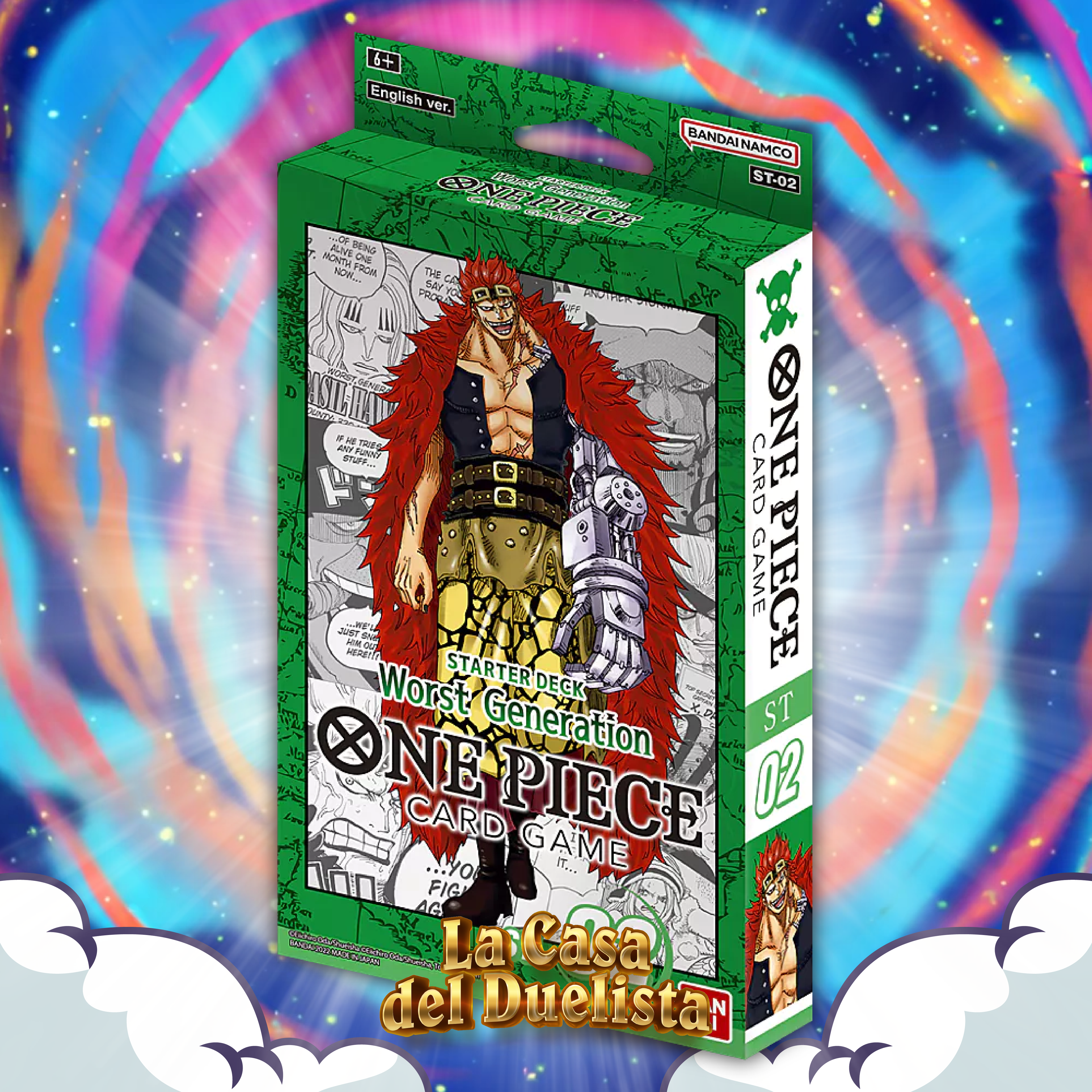 One Piece TCG: Worst Generation Starter Deck ST02 La Casa del Duelista MX One Piece TCG: Worst Generation Starter Deck ST02 La Casa del Duelista MX