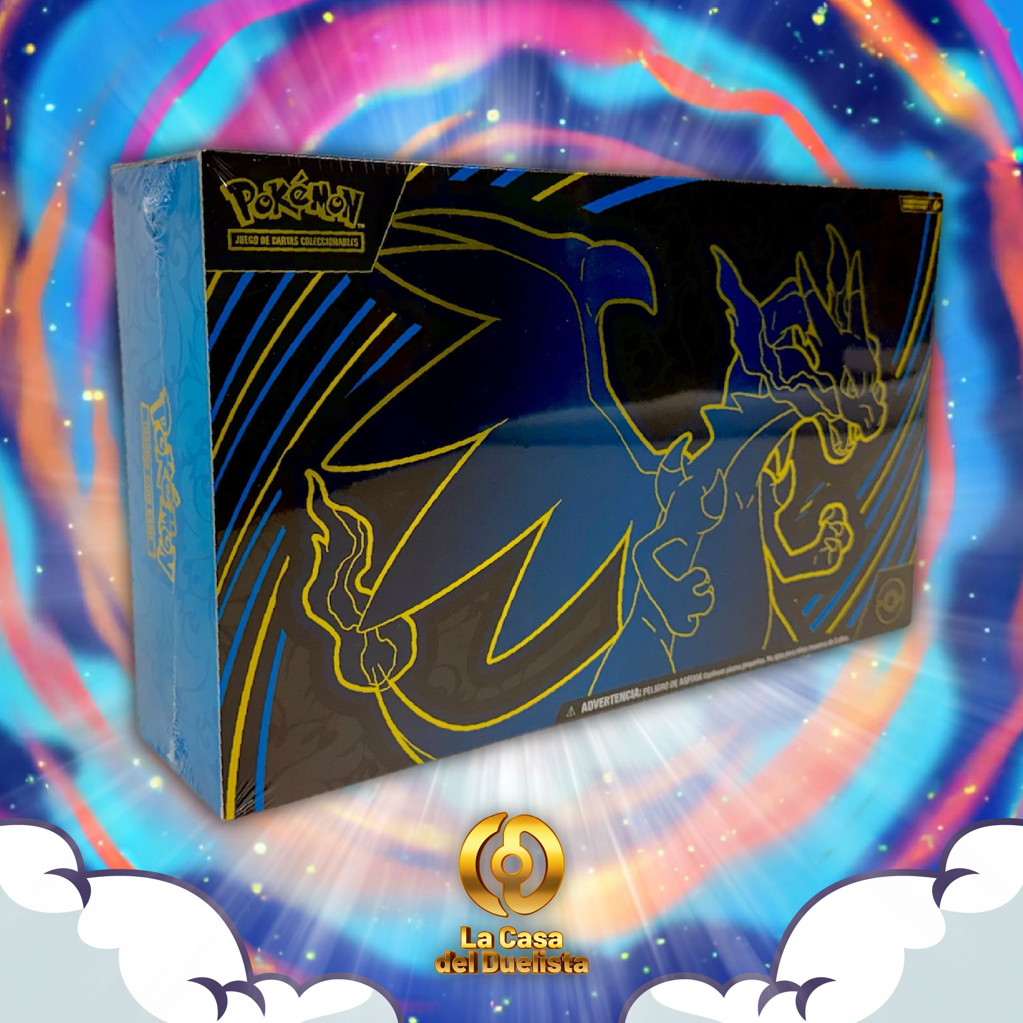 Colección Ultraprémium Mega‑Charizard X ex de JCC Pokémon