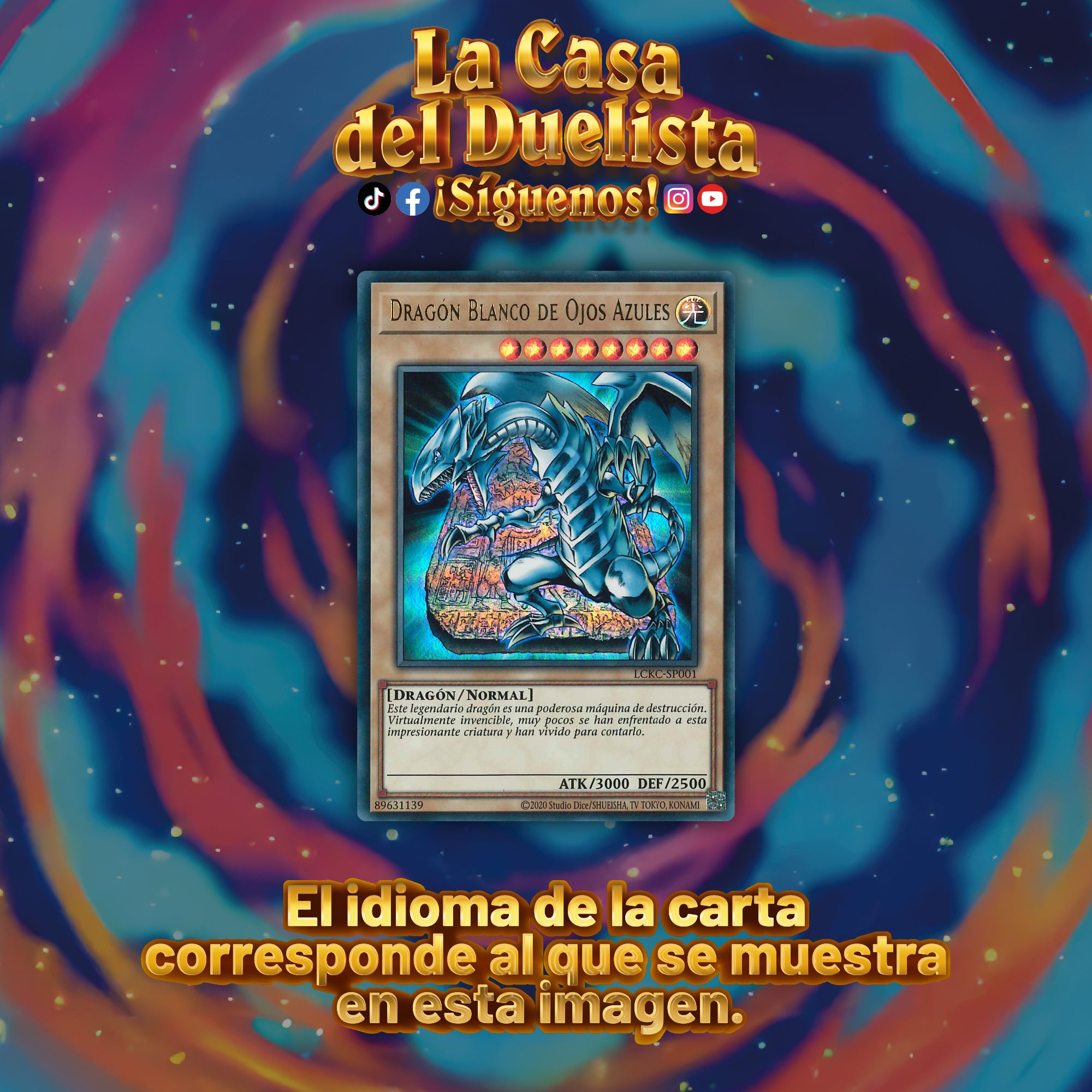 Dragón Blanco de Ojos Azules